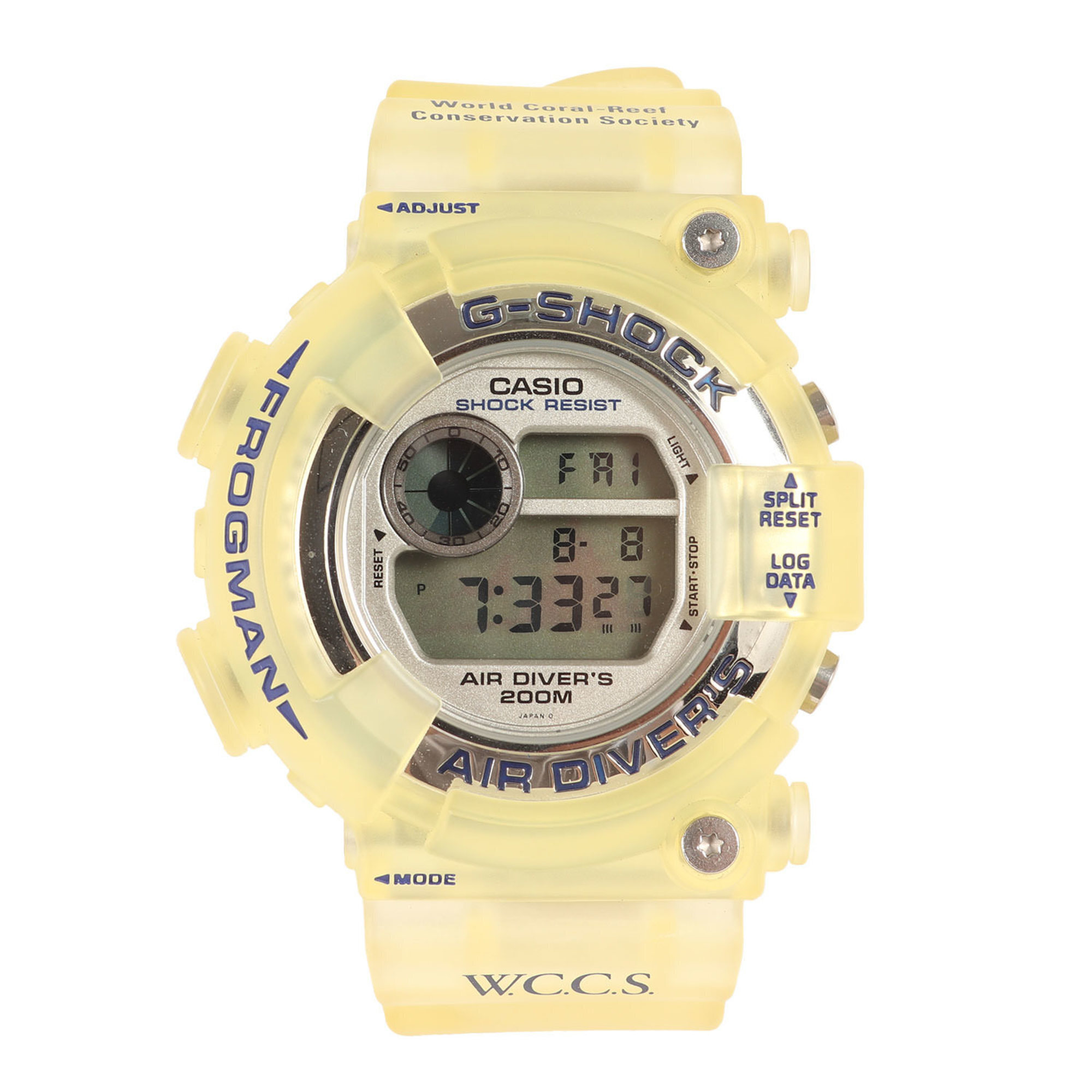 GShock 90s Dw8250wc7bt Frogman WCCS World Coral Reef Conservation Soci